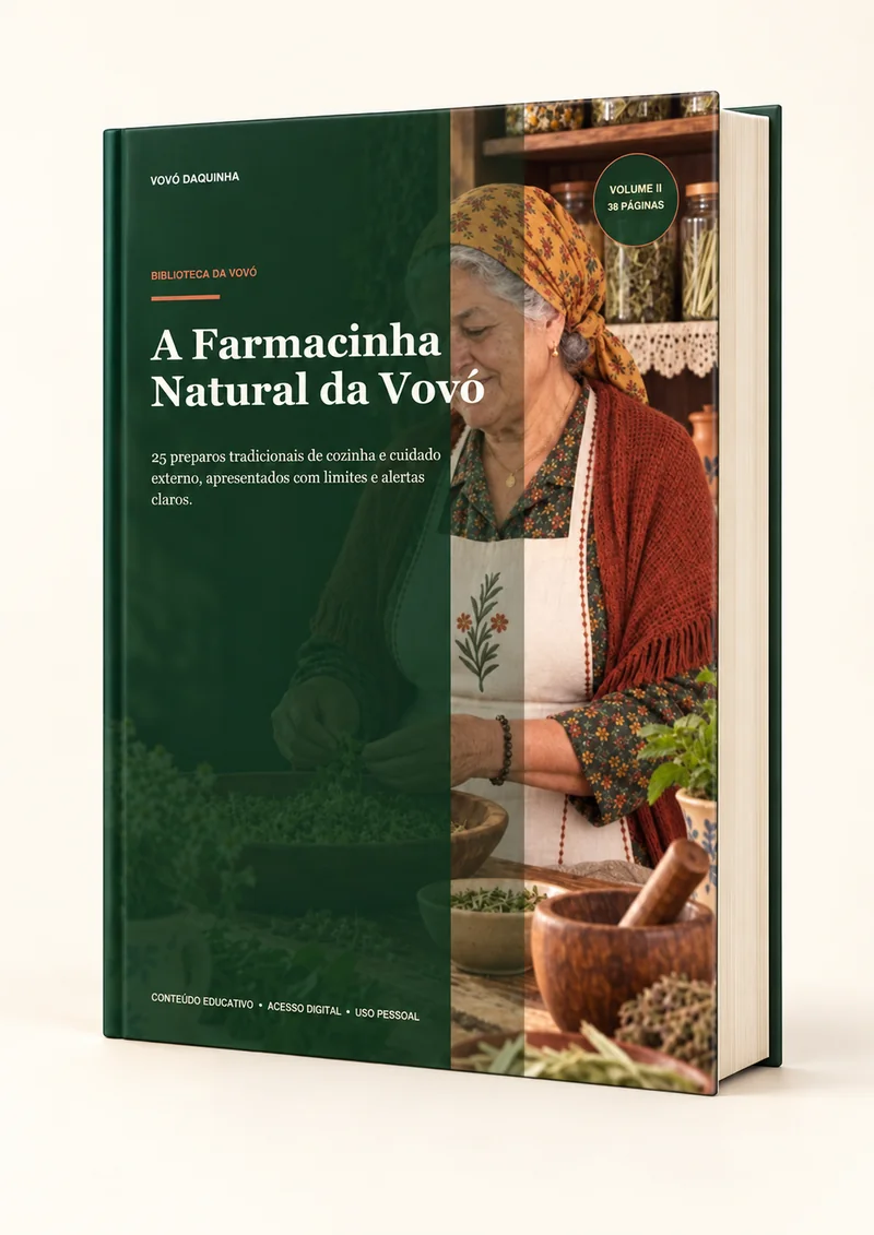 Mockup do ebook A Farmacinha Natural da Vovó